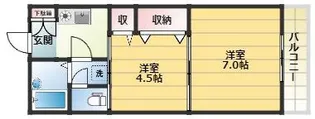 アロー壱番館【3階】の間取り