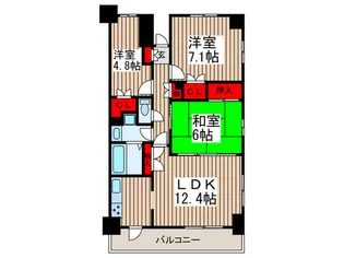 Comfort Stage【7階】の間取り