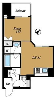 アプレシティ日本橋小伝馬町【6階】の間取り