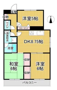 サンマーブル【3階】の間取り