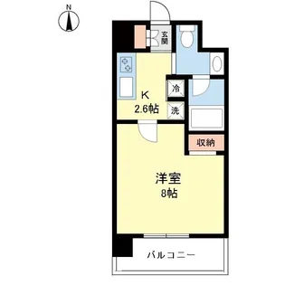 サンサール ハワ【4階】の間取り