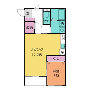 仮称)上地4丁目共同住宅【3階】の間取り