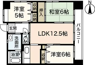 ワイビル【9階】の間取り