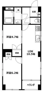 神奈川県横浜市保土ヶ谷区岩井町【マンション】の間取り