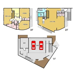 兵庫県西宮市小曽根町4【一戸建】の間取り