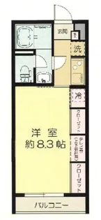 東京都稲城市東長沼【アパート】の間取り