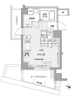 ヒューリックレジデンス茗荷谷【4階】の間取り