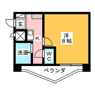 ザ・アルバーノ・レジデンス【3階】の間取り