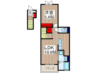 ハイム エスペランサ【2階】の間取り