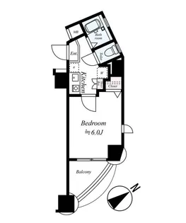 東京都文京区春日2【マンション】の間取り