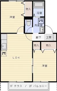 リヴェール【2階】の間取り