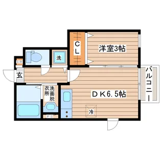 Luminare台原I(ルミナーレダイノハラ)【1階】の間取り