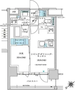 プレミスト板橋【7階】の間取り