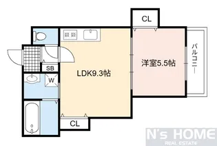 GMヒルズ今津北A棟【2階】の間取り