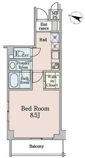 東京都渋谷区神泉町【マンション】の間取り