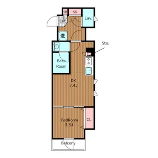 東京都世田谷区世田谷4【マンション】の間取り