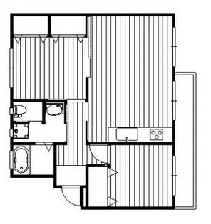 柏町団地13号棟【2階】の間取り