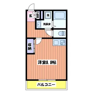 東京都日野市東平山3【アパート】の間取り