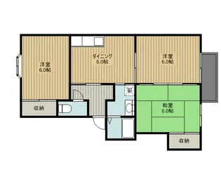 メゾン・ド・シャンテ【2階】の間取り