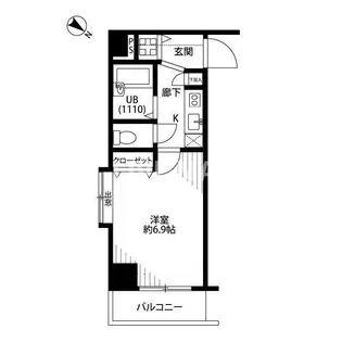 プレール・ドゥーク水天宮II【11階】の間取り