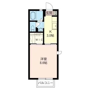 ヤザワハイツ【2階】の間取り