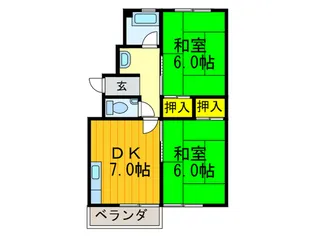 双康マンション【3階】の間取り