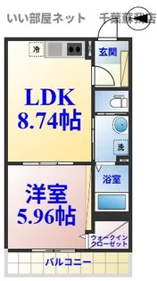 セミカ葛城I【1階】の間取り