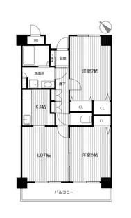 クレセントTF【5階】の間取り