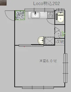 LOCO駒込【2階】の間取り