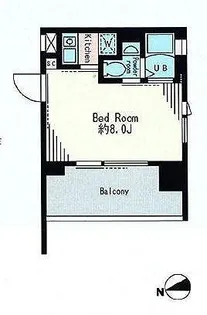 レジディア市谷薬王寺【2階】の間取り