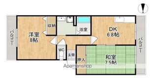 to U 大安寺【3階】の間取り