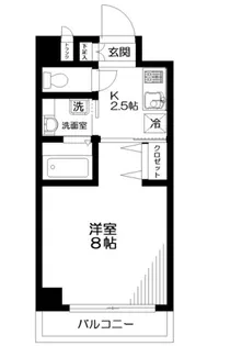ヴェルデ王子II【6階】の間取り