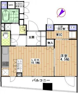 ウィルローズ日本橋蛎殻町【2階】の間取り