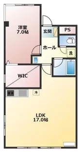 桑島ビルA棟【5階】の間取り