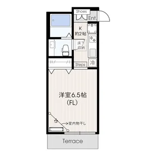 ベルフルール【1階】の間取り