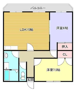 サバービア新葉【3階】の間取り