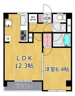 コーポ津田山【3階】の間取り