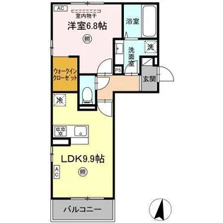 Ciel翠【2階】の間取り