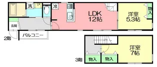 Rivage鎌倉【2階】の間取り