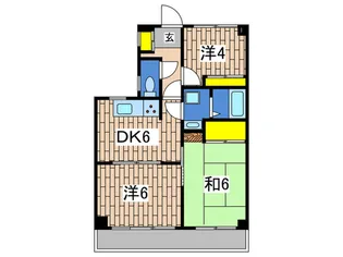ドミ-ル東戸塚【2階】の間取り
