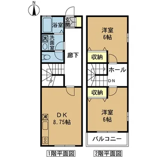 サンク・ボヌールの間取り