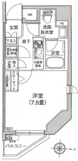 アイル両国弐番館【6階】の間取り