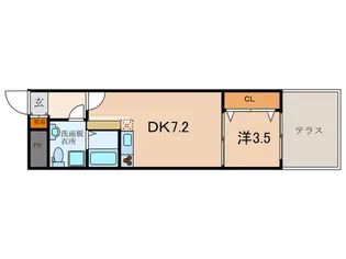 アロハ灘15【1階】の間取り