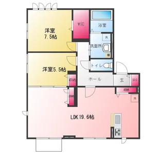 Ligare 黒川【3階】の間取り