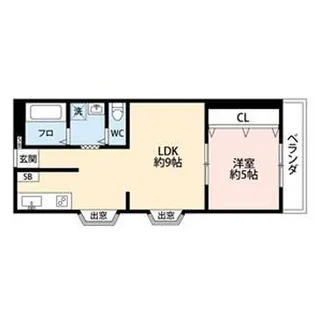 ミライ ハイム(旧:天王田ファミリーハイツ1号 館)【2階】の間取り