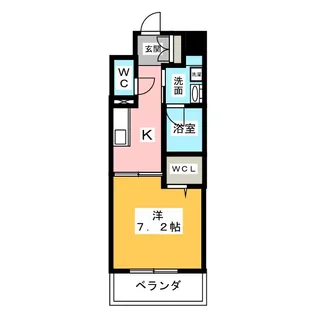Le Grand Bleu【2階】の間取り