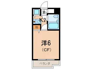 ジョイフル三ツ沢B棟【2階】の間取り