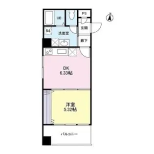 ヴィヴァーチェ2番館【6階】の間取り