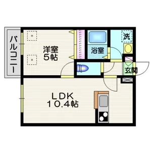 フォレスト 山王【3階】の間取り