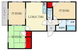 メゾン・プリミエ【2階】の間取り